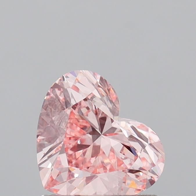 1.0 CT Fancy Intense Pink HEART