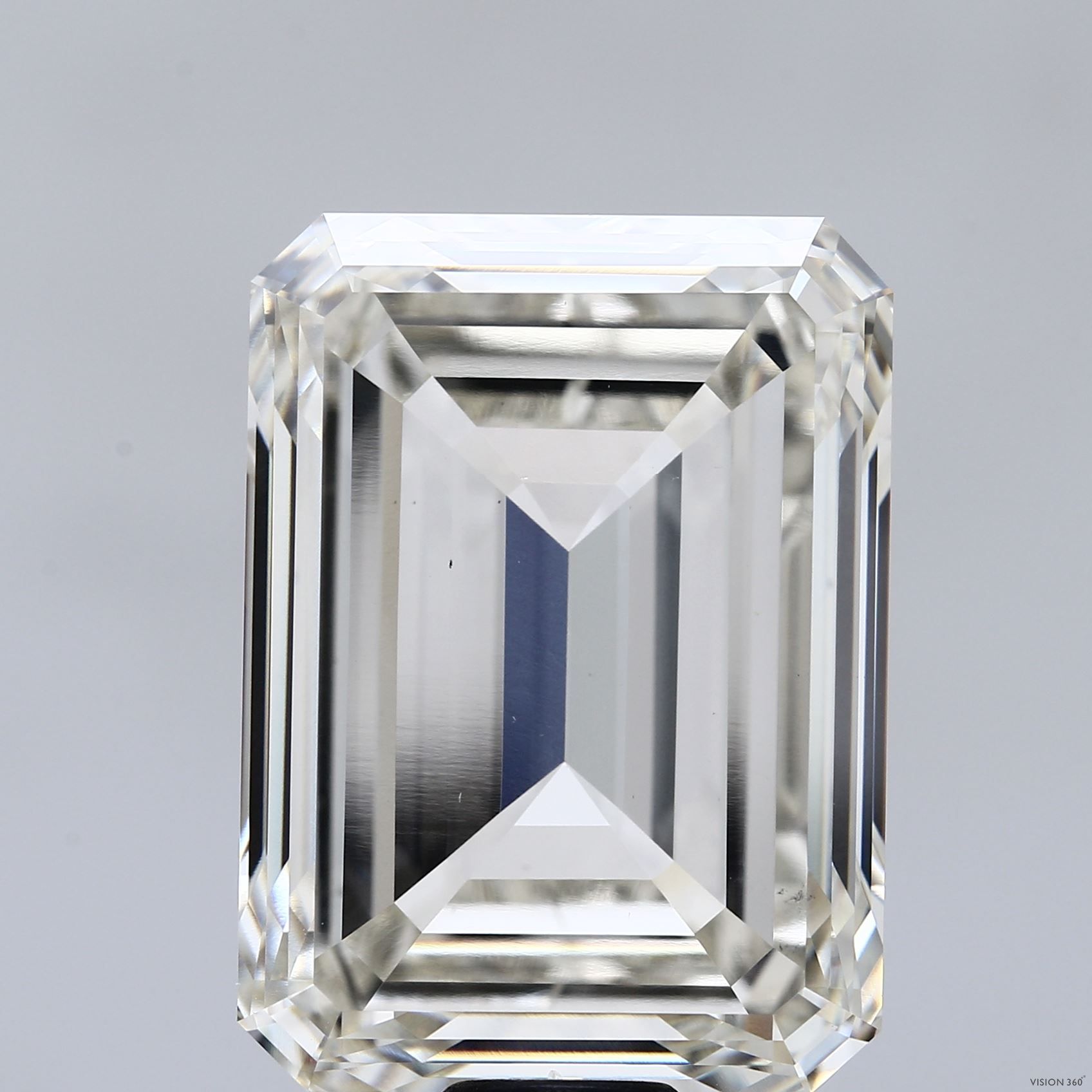30.04 ct. emerald Lab Grown Diamond front image