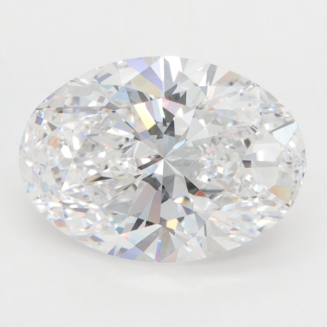 5.41 ct. oval Lab Grown Diamond front image