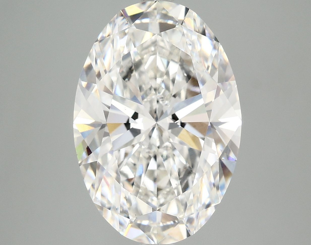 5.09 ct. oval Lab Grown Diamond front image