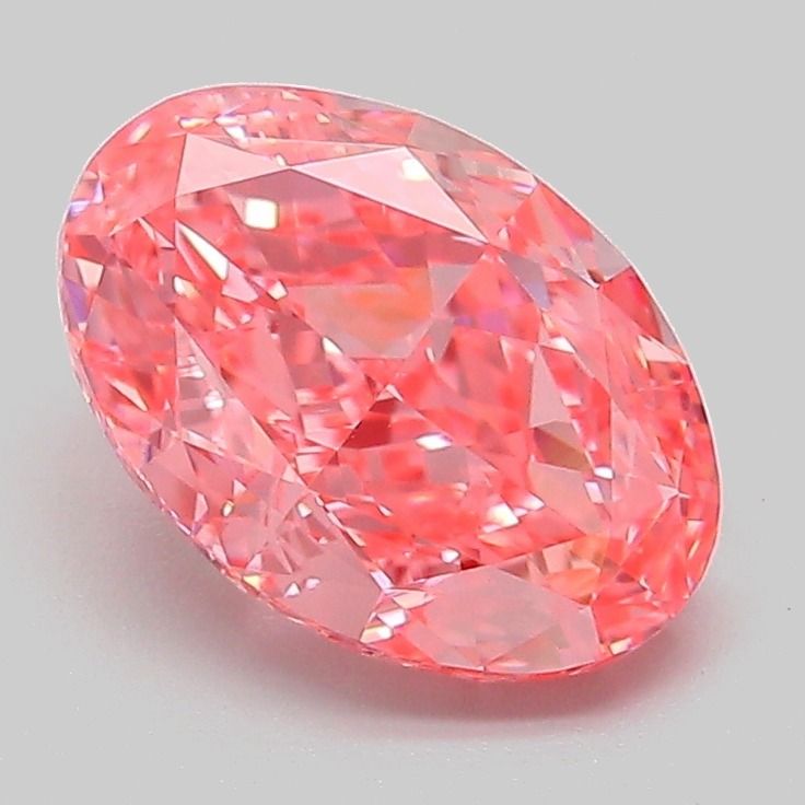 2.08 ct. oval Lab Grown Diamond front image
