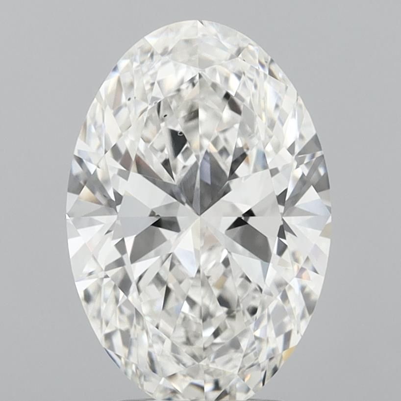 3.01 ct. oval Lab Grown Diamond front image