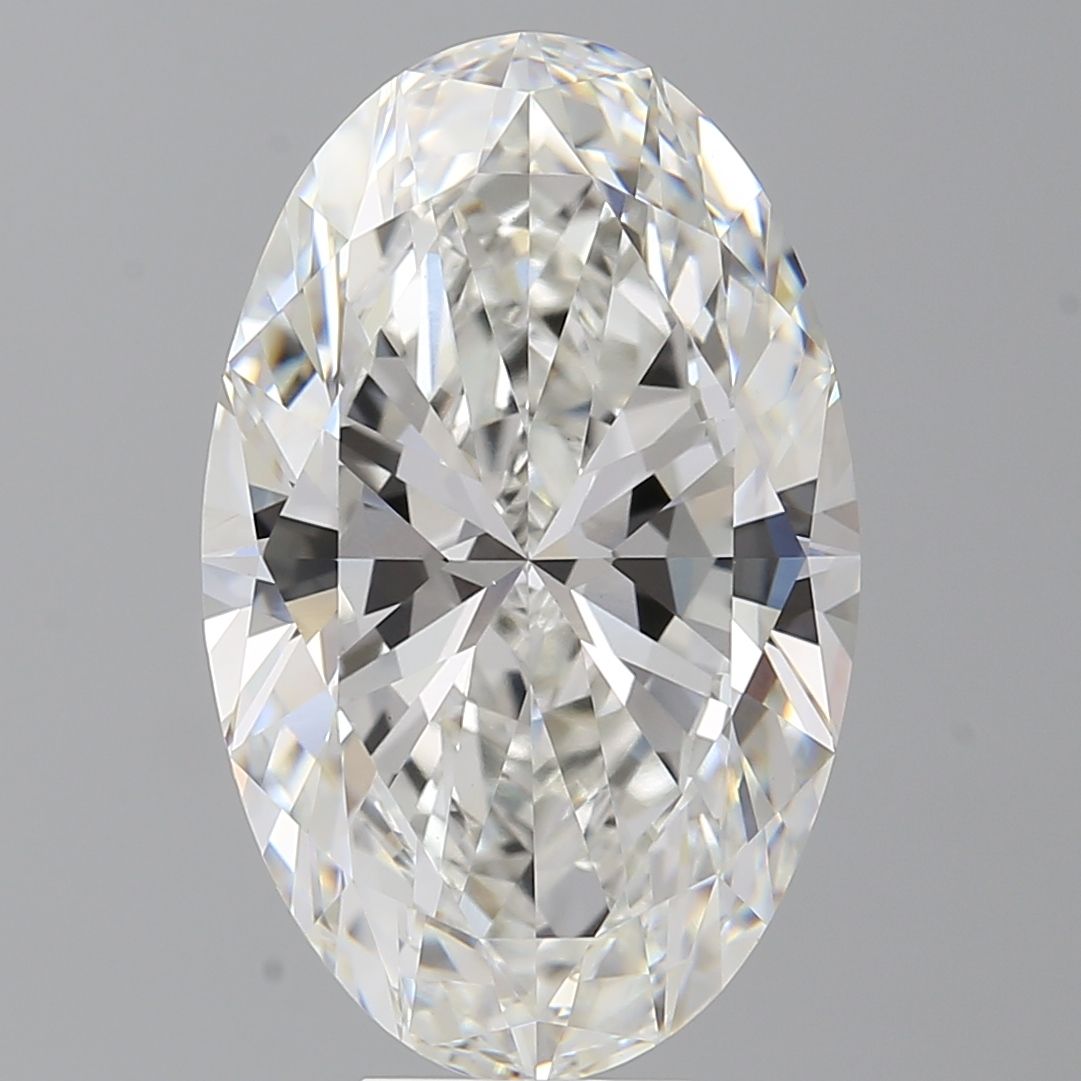 9.59 ct. oval Lab Grown Diamond front image