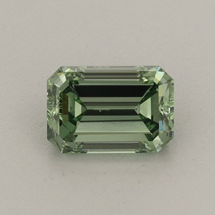 0.59 CT Fancy Vivid Green EMERALD