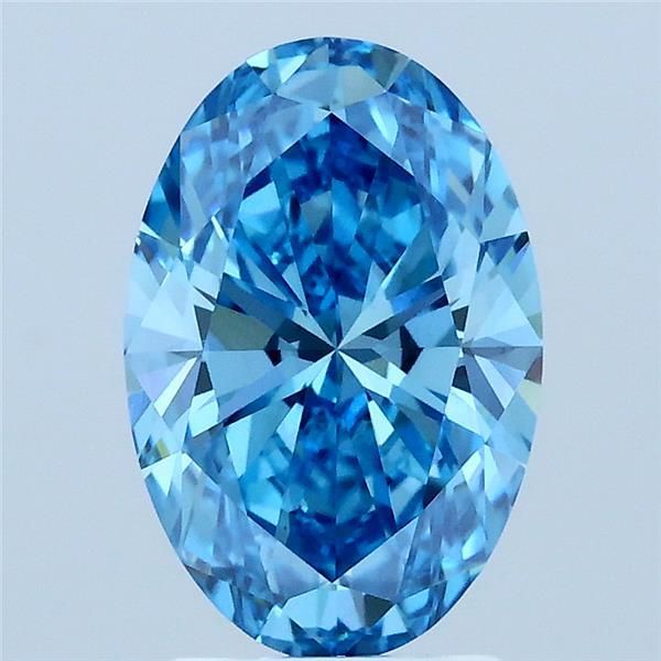 2.01 ct. oval Lab Grown Diamond front image
