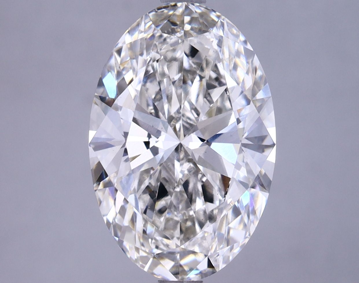 3.81 ct. oval Lab Grown Diamond front image