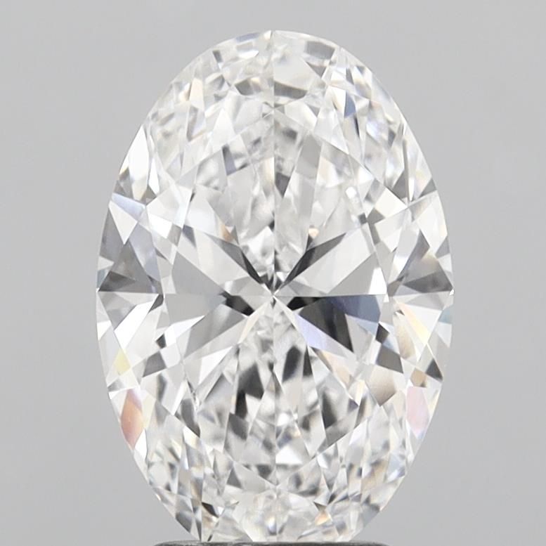 2.86 ct. oval Lab Grown Diamond front image