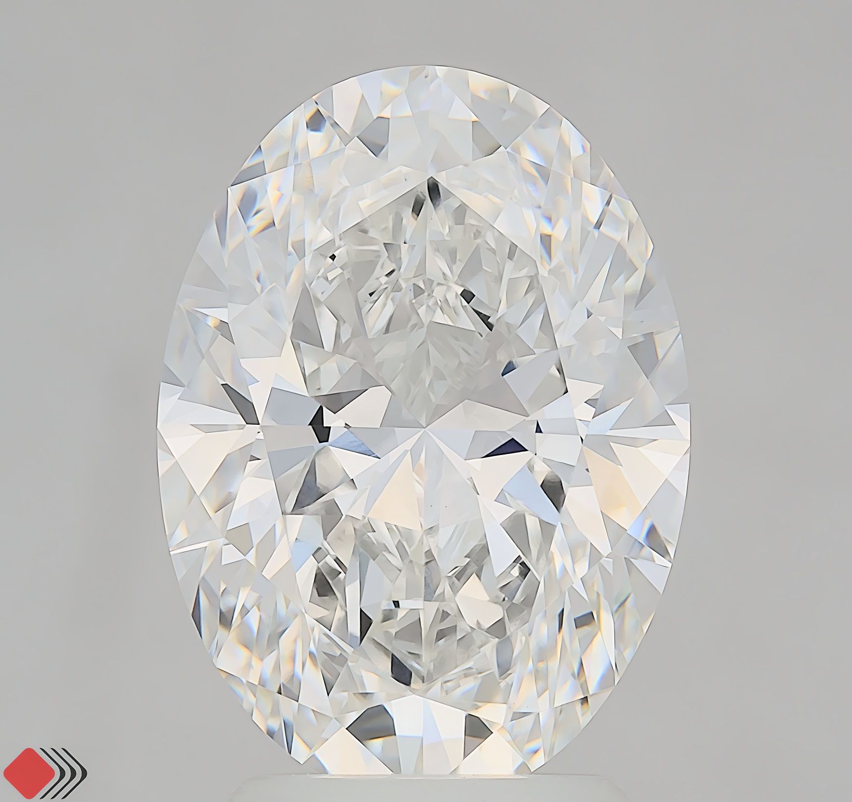 3.08 ct. oval Lab Grown Diamond front image