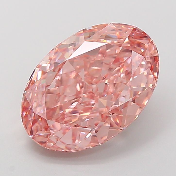 7.02 ct. oval Lab Grown Diamond front image
