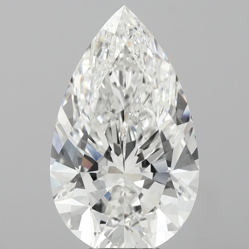 7.20 ct. pear Lab Grown Diamond front image