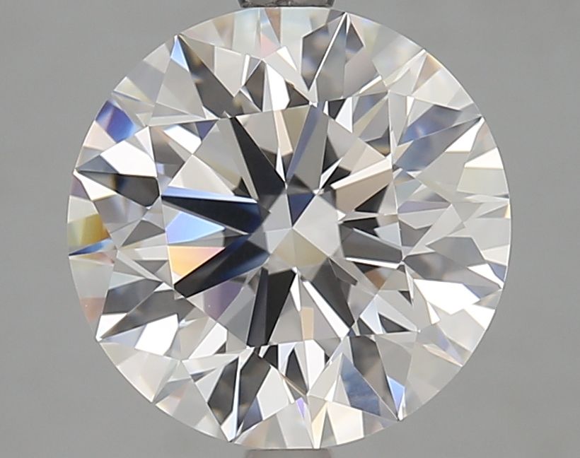 Diamant Rond 4.10 ct - Couleur D - Pureté VVS2