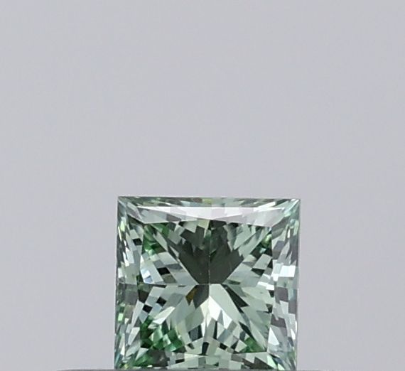 0.23 CT Fancy Vivid Green PRINCESS