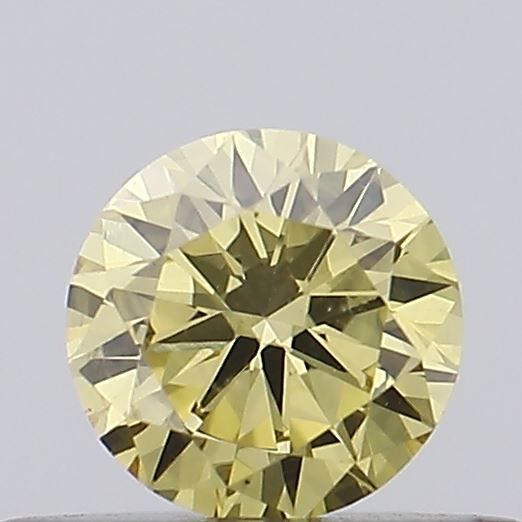 0.26 CT Fancy Intense Yellow ROUND