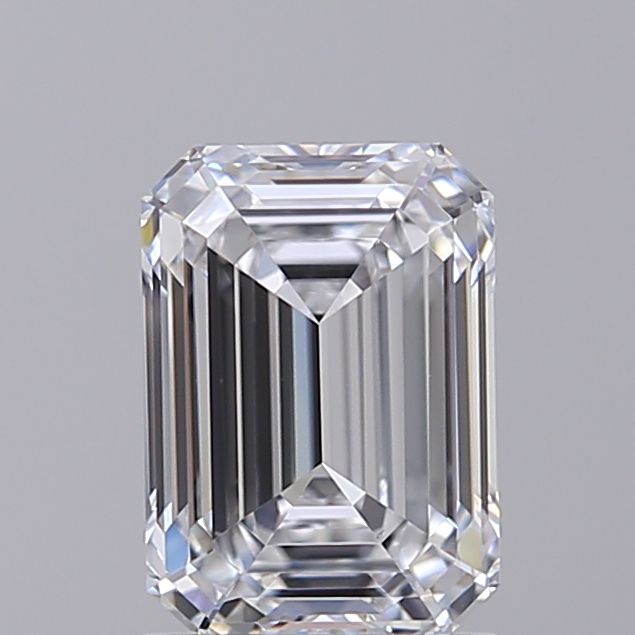 Diamant Émeraude 1.57 ct - Couleur D - Pureté VS2