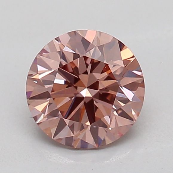 0.62 CT Fancy Intense Brownish Pink ROUND