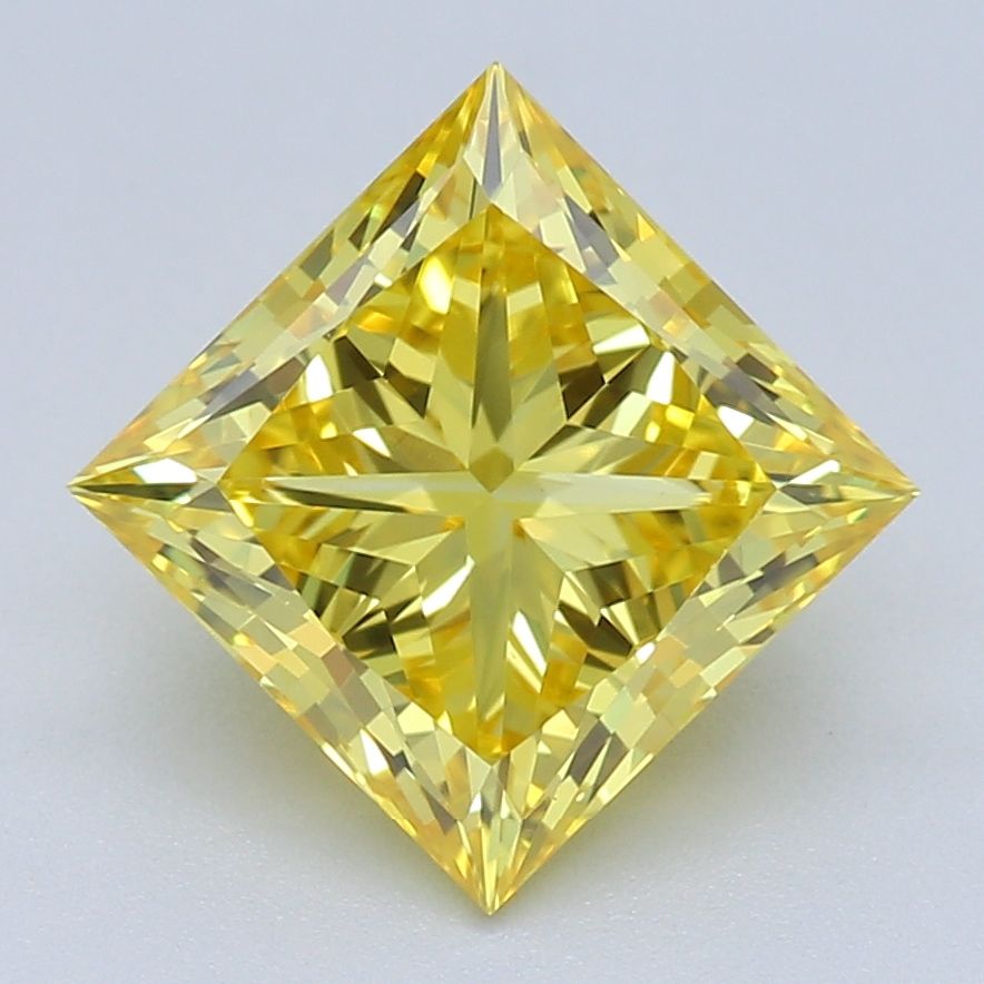 1.53 ct. princess Lab Grown Diamond front image