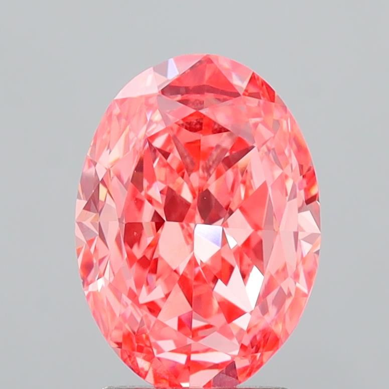 2.43 ct. oval Lab Grown Diamond front image