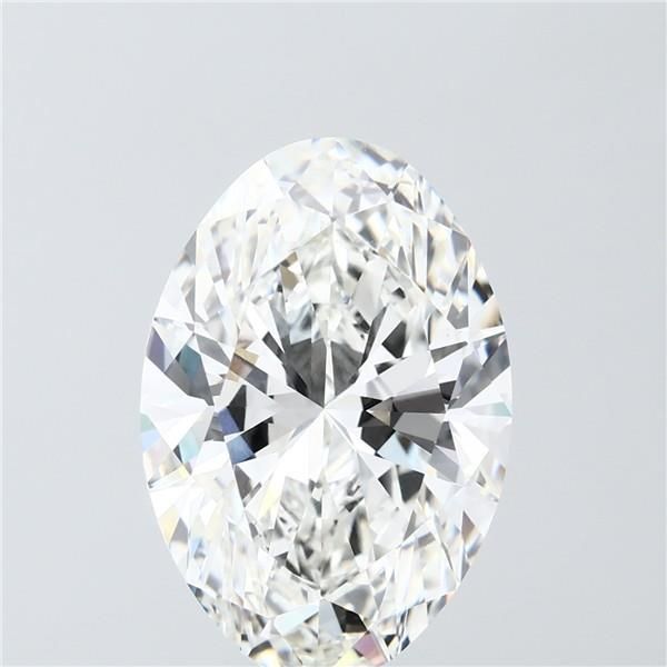 7.09 ct. oval Lab Grown Diamond front image