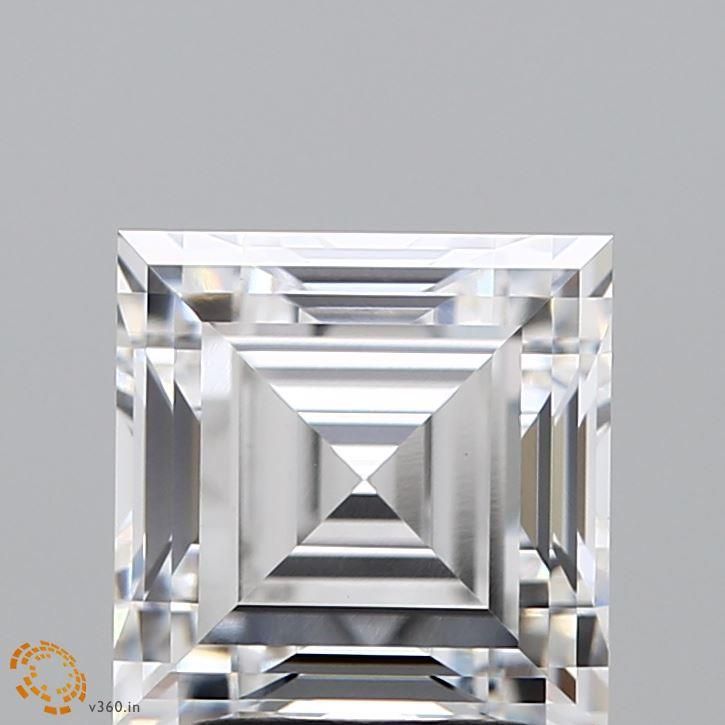 3.08 ct lab-grown Square radiant Diamond