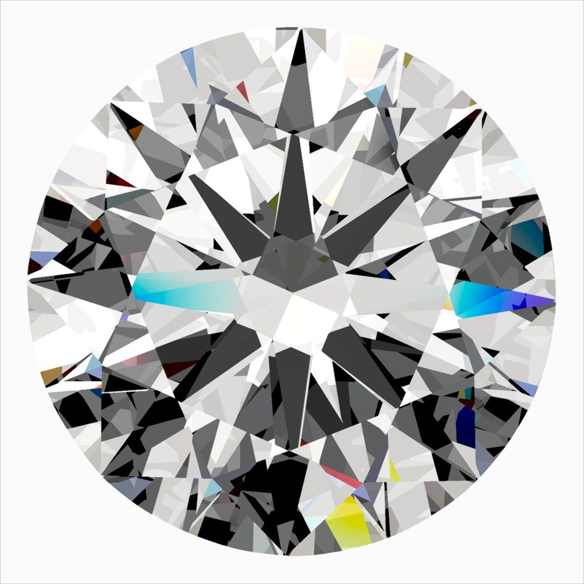 0.42 ct Round diamond