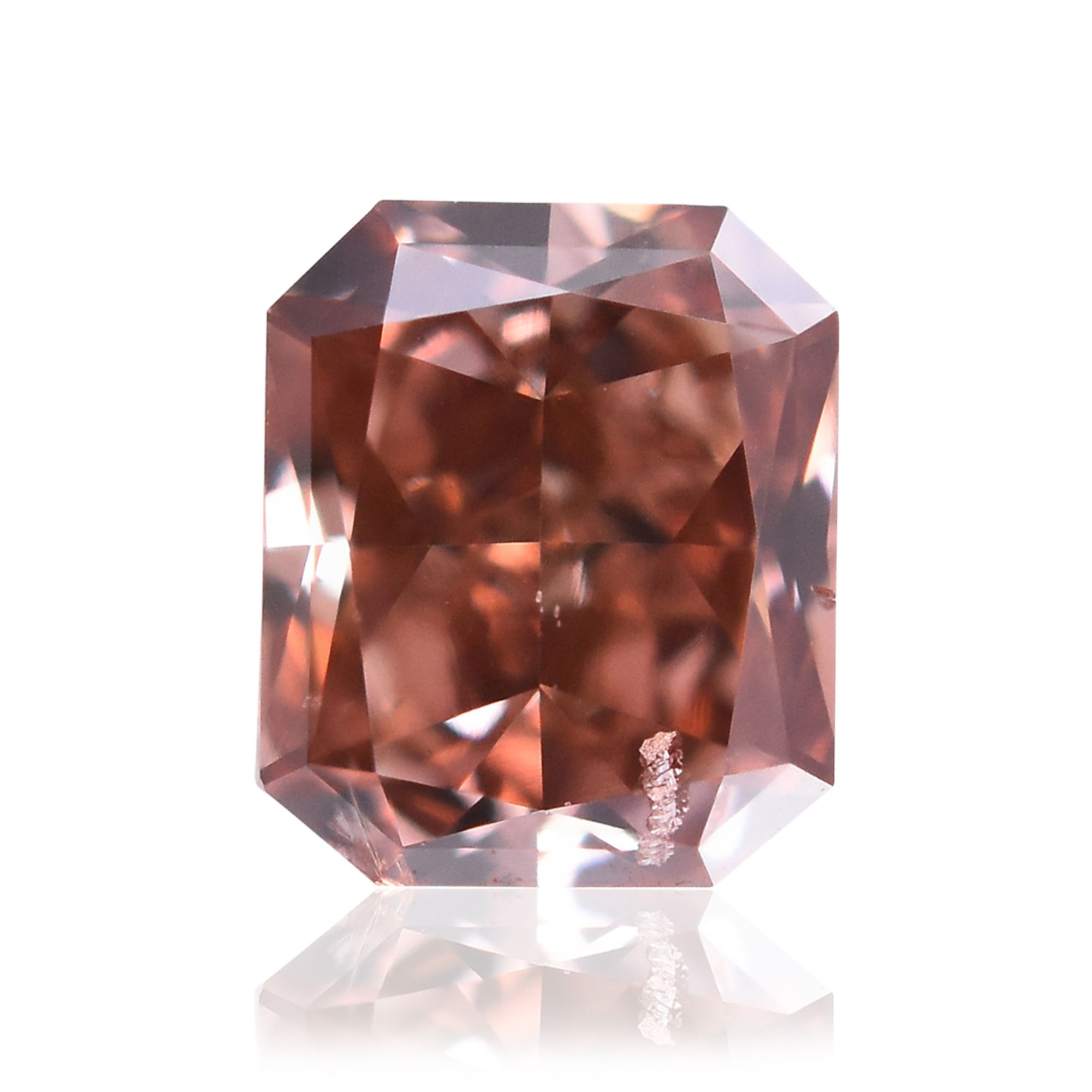 Diament 0.29 ct Fancy Deep Orangey Pink/SI1