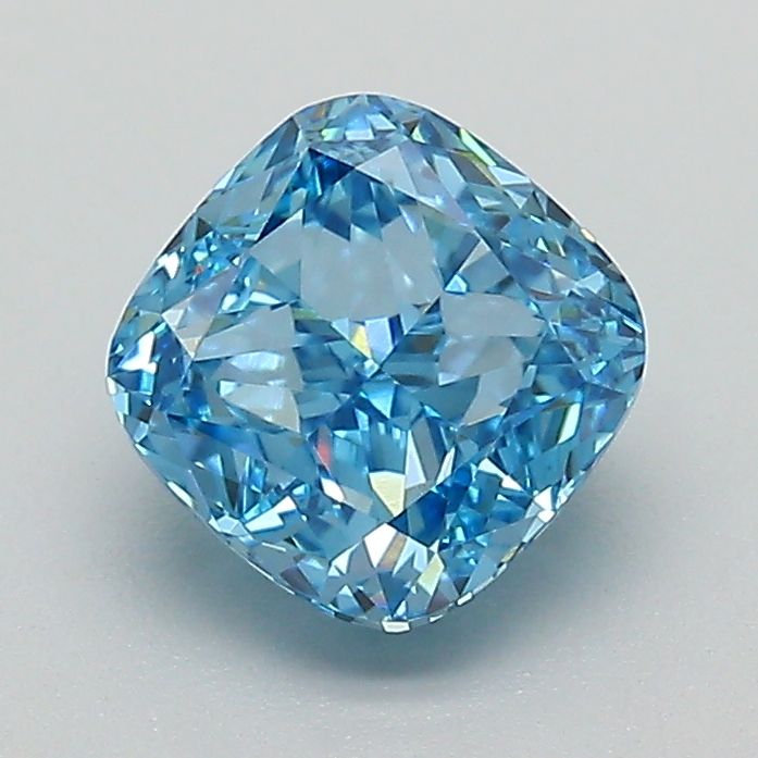 1.5 CT Fancy Vivid Blue CUSHION MODIFIED