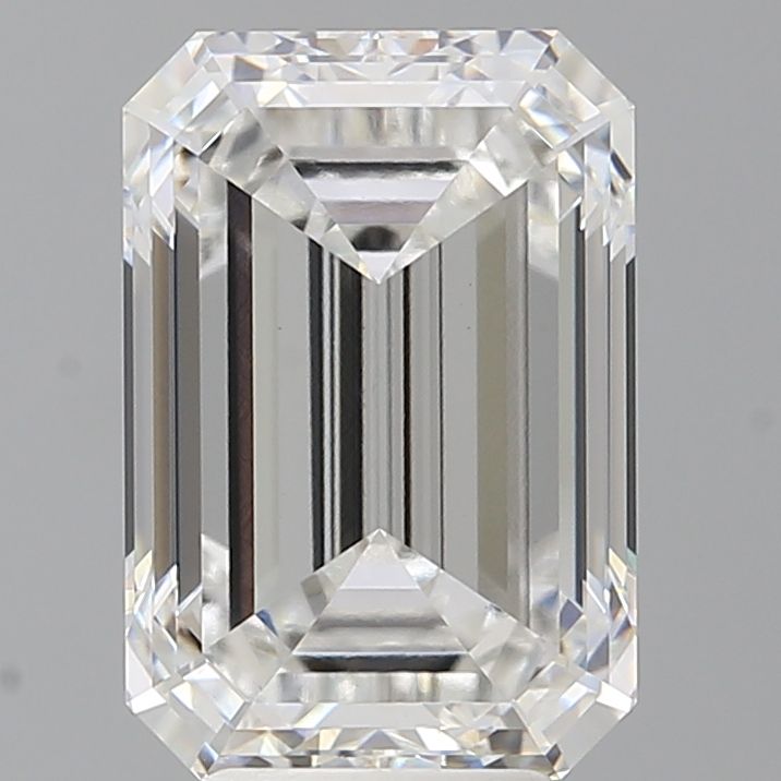 5.54 ct. emerald Lab Grown Diamond front image