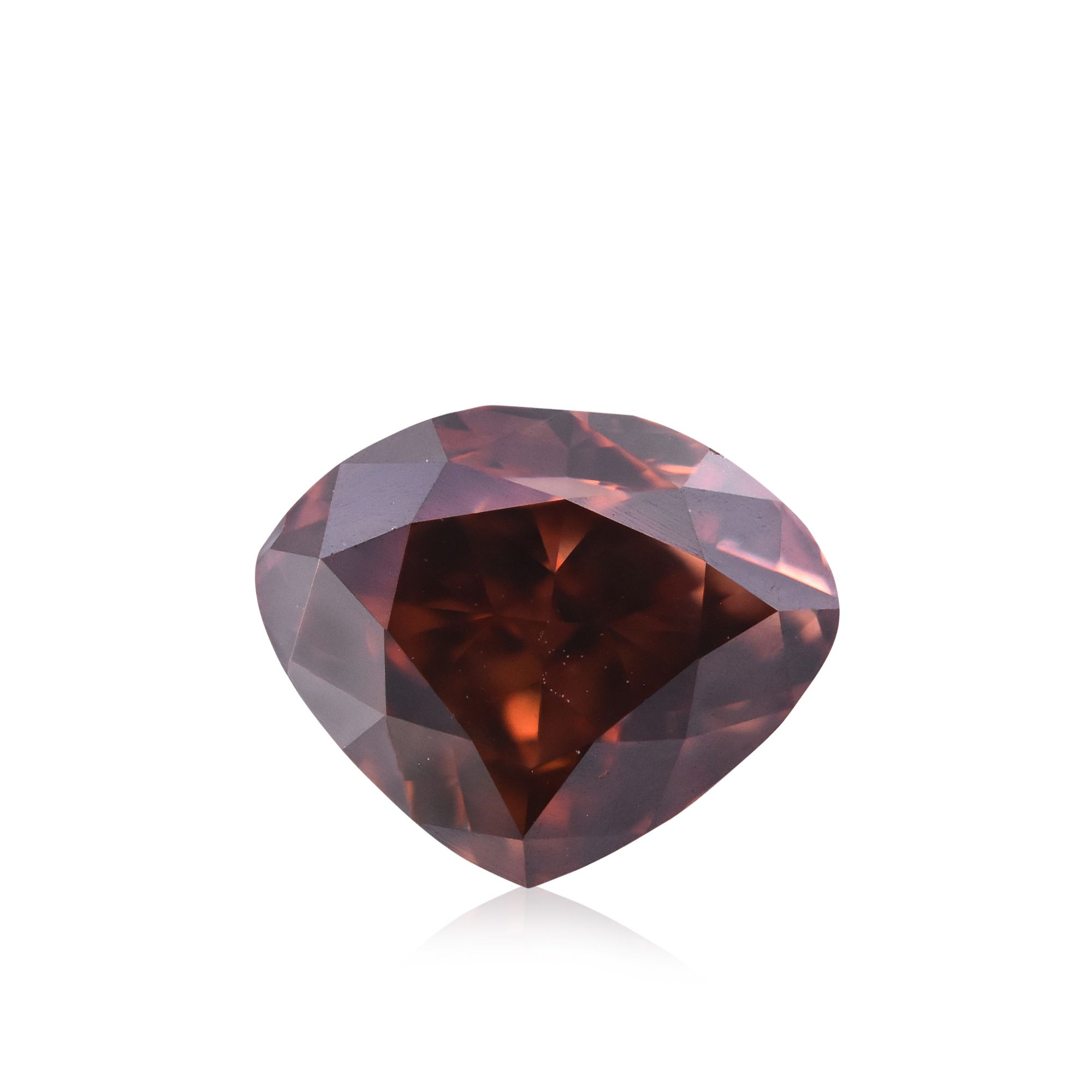 Diament 1.0 ct Fancy Deep Pink Brown/VS2