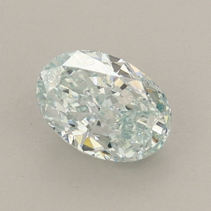 0.75 CT Fancy Blueish Green OVAL
