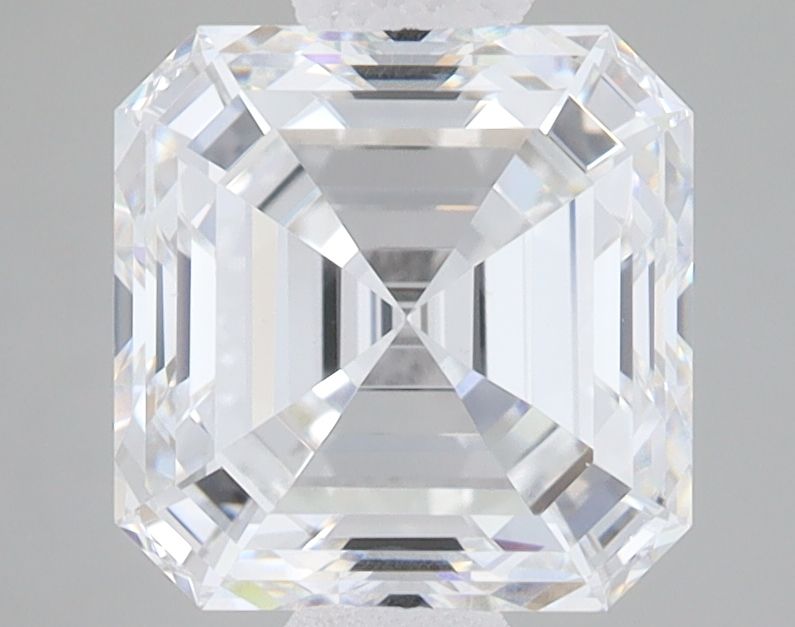 3.08 ct lab-grown Asscher Diamond