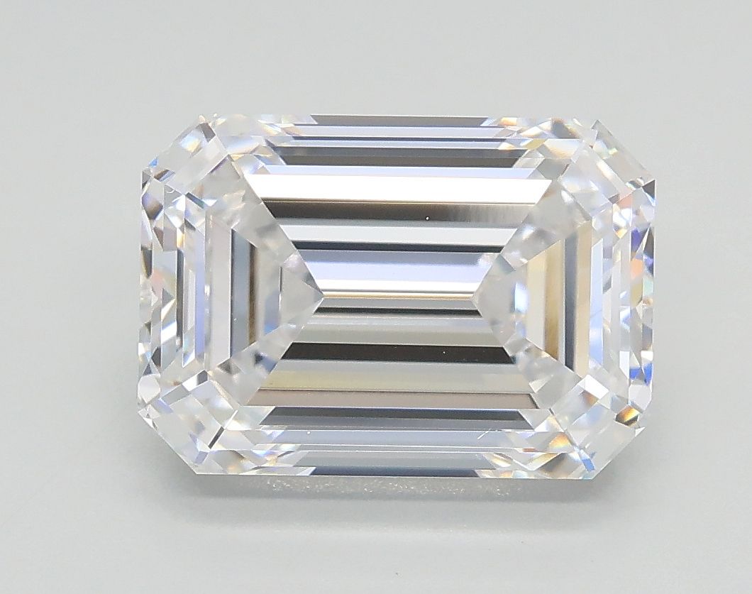 Diamant Émeraude 3.02 ct - Couleur D - Pureté VVS2