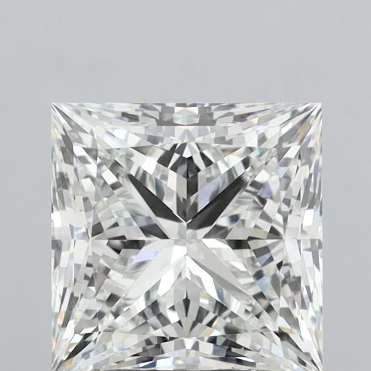 4.01 ct. princess Lab Grown Diamond front image