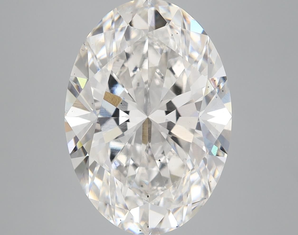 5.20 ct. oval Lab Grown Diamond front image