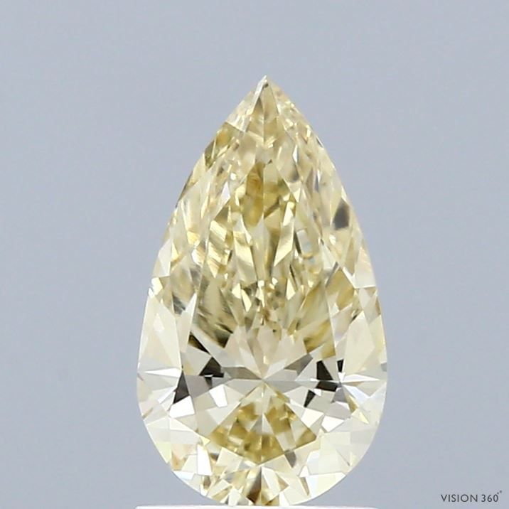 1.02 CT Fancy Yellow PEAR