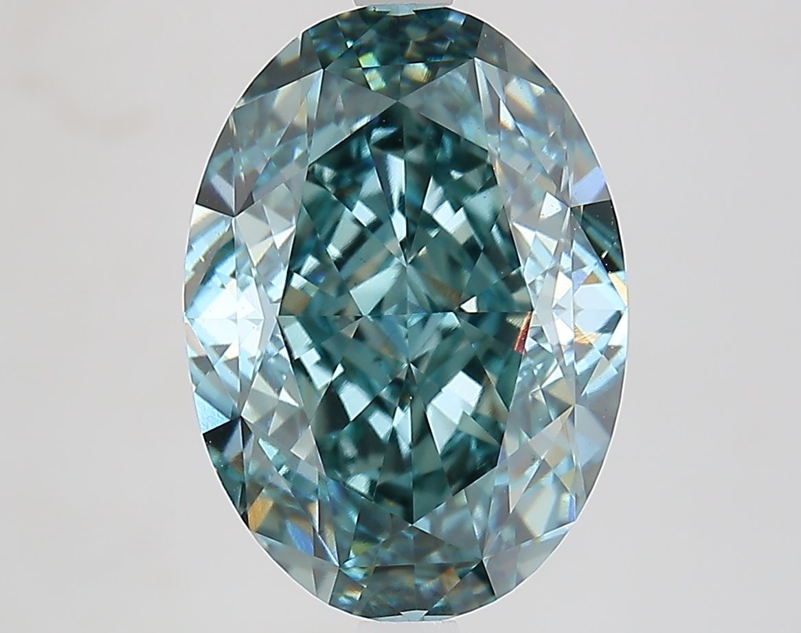 6.52 ct. oval Lab Grown Diamond front image
