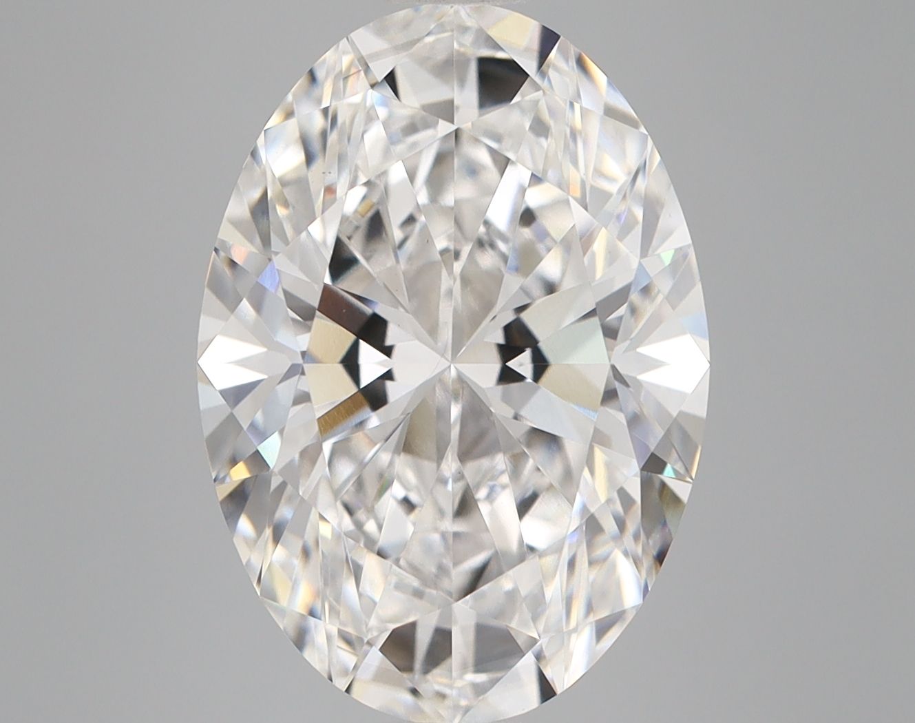 6.07 ct. oval Lab Grown Diamond front image