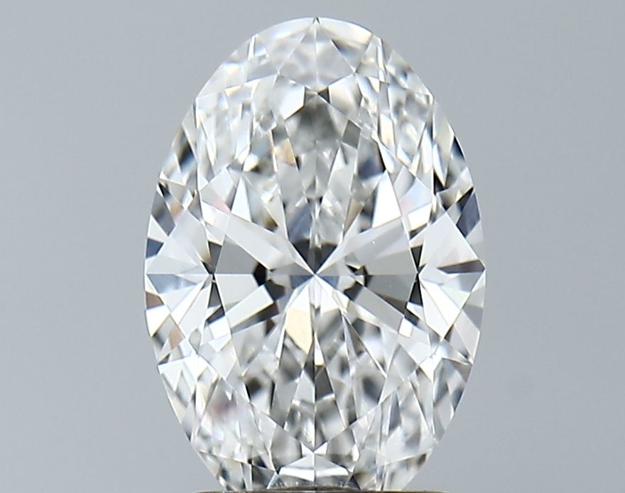 2.10 ct. oval Lab Grown Diamond front image