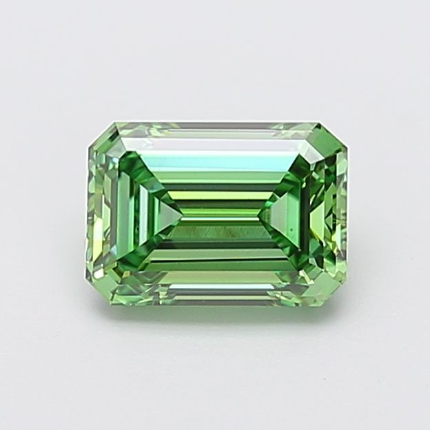 1.58 CT Fancy Vivid Green EMERALD