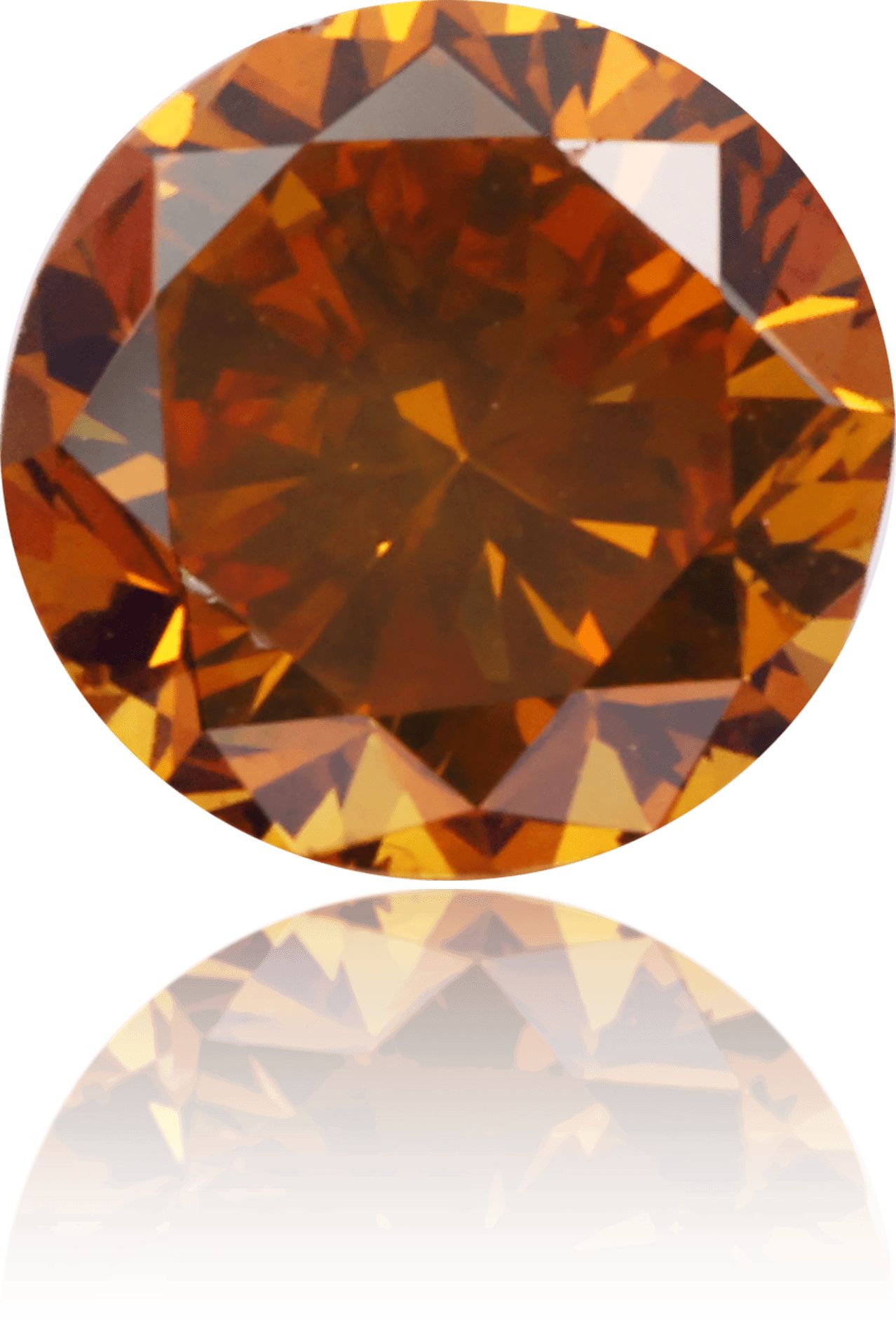 Diament 0.61 ct Fancy Deep Orange/SI2