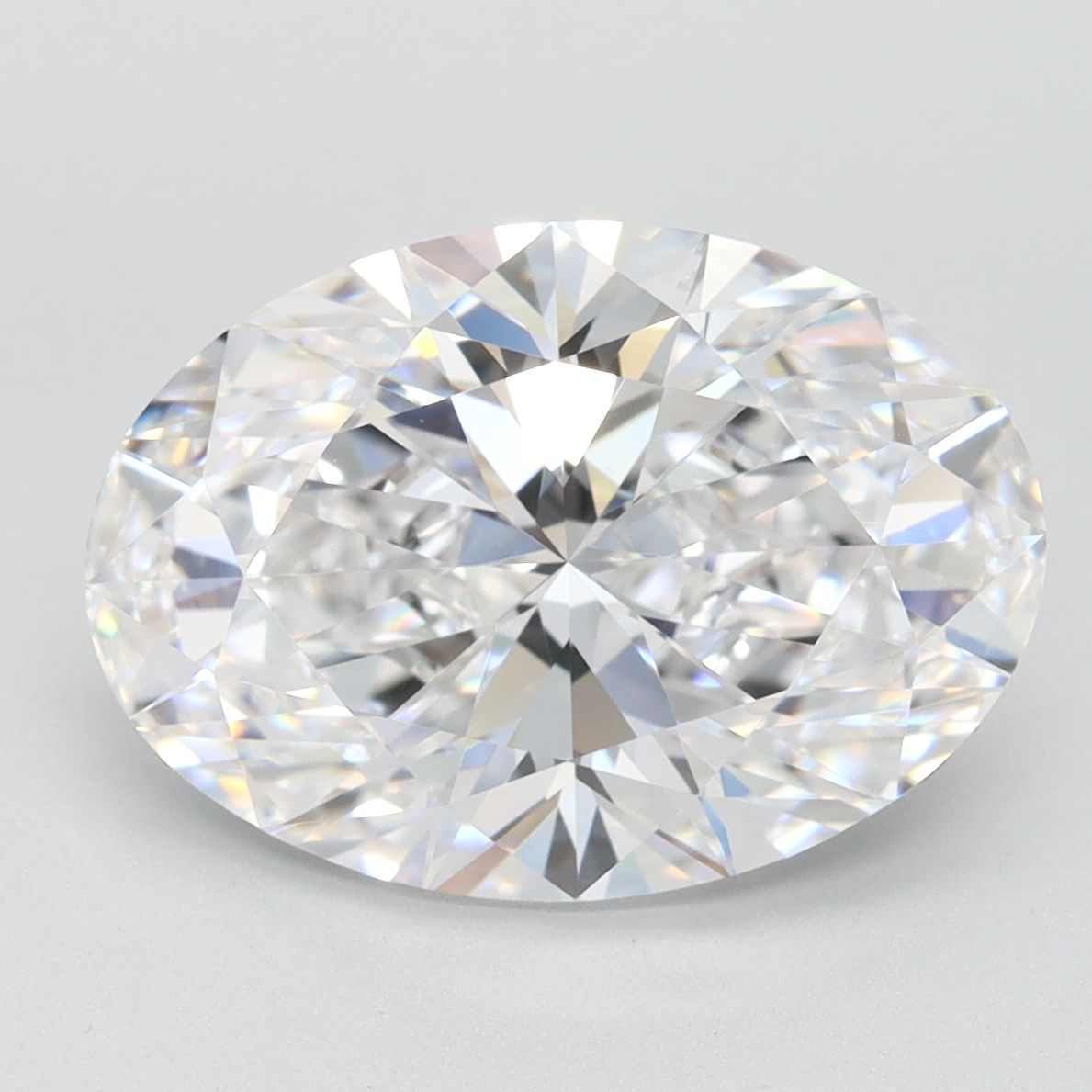 3.65 ct. oval Lab Grown Diamond front image