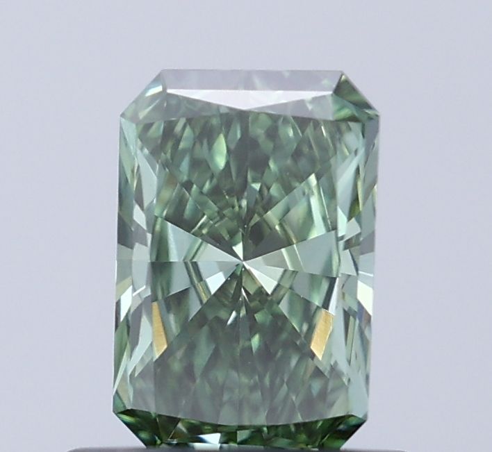 0.54 CT Fancy Vivid Green RADIANT