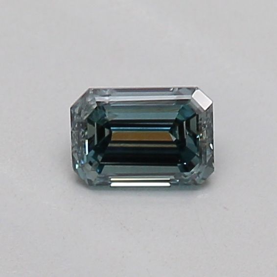 0.17 CT Fancy Vivid Blueish Green EMERALD