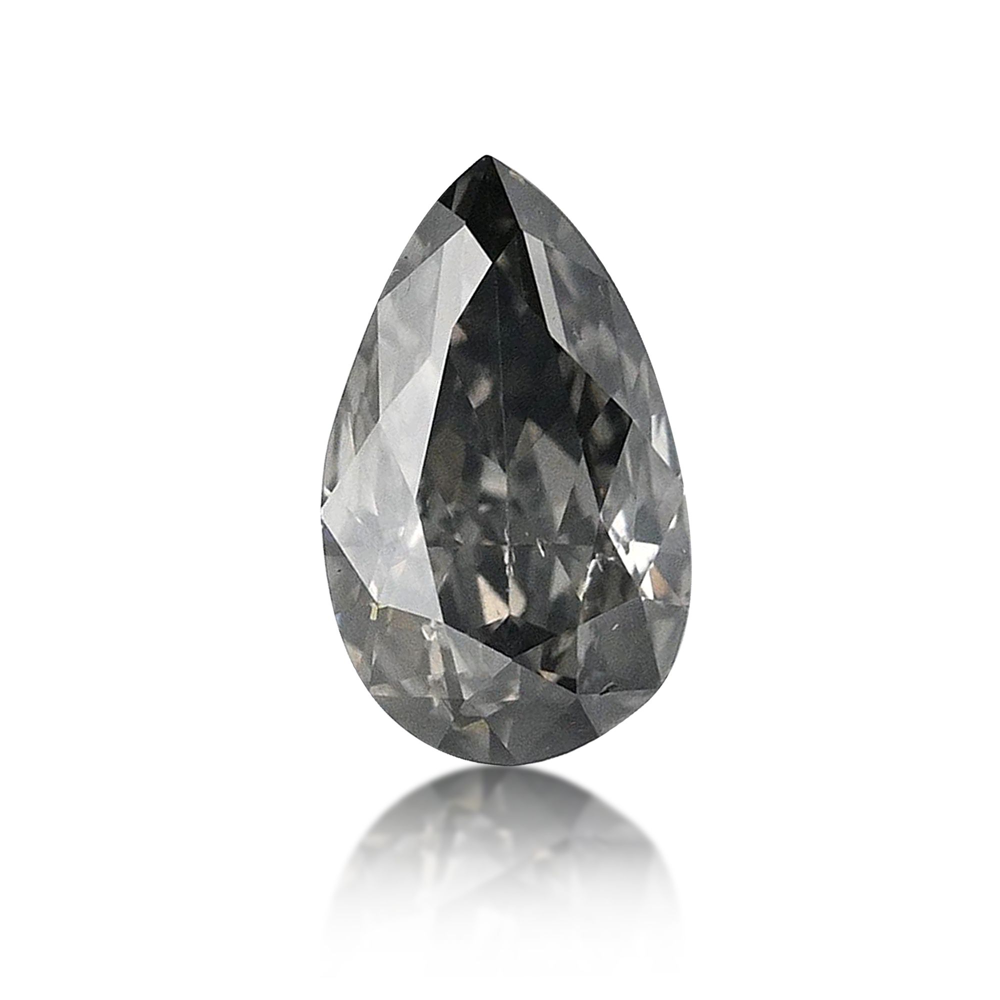 Diament 0.35 ct Fancy Dark Gray/SI2