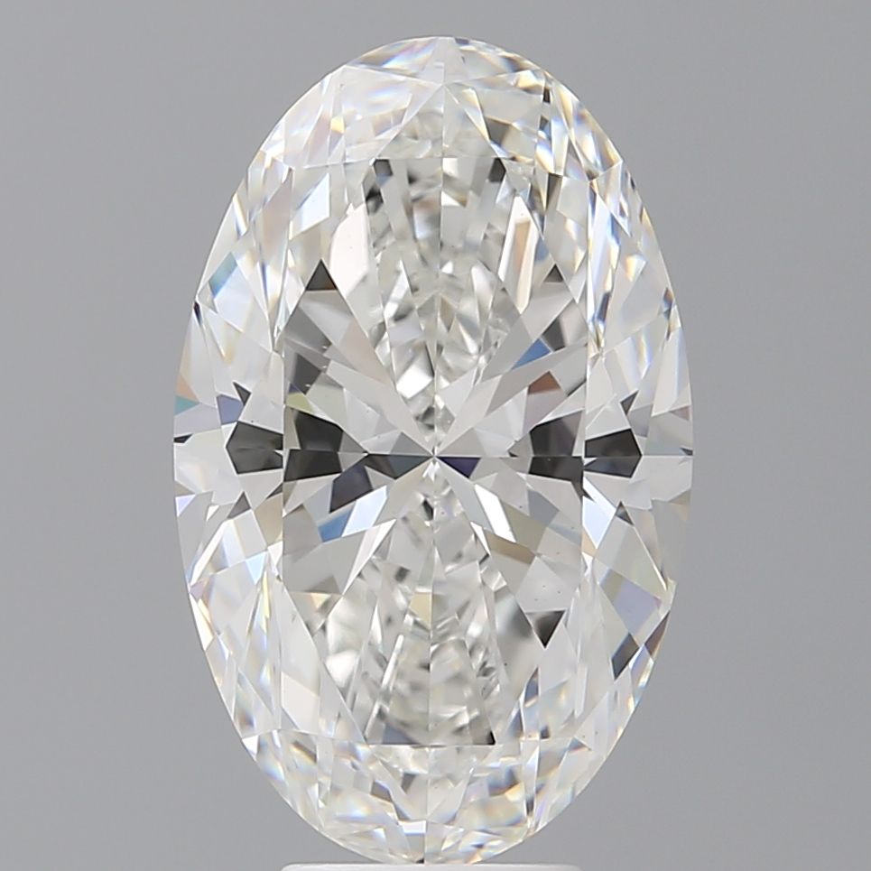 7.09 ct. oval Lab Grown Diamond front image