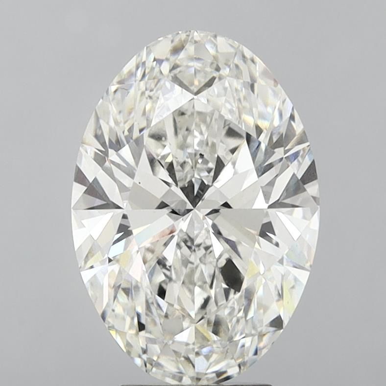 6.50 ct. oval Lab Grown Diamond front image