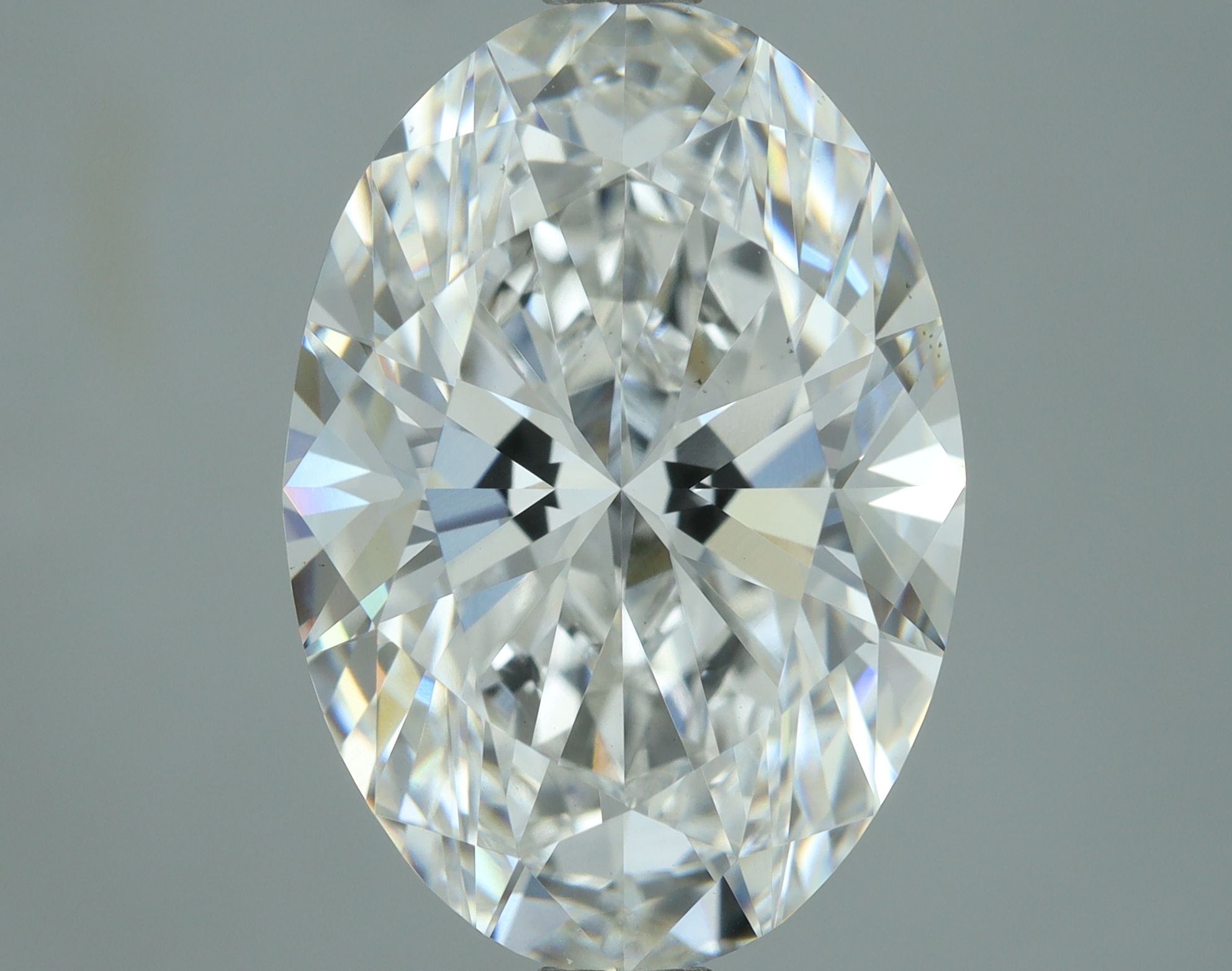 4.20 ct. oval Lab Grown Diamond front image