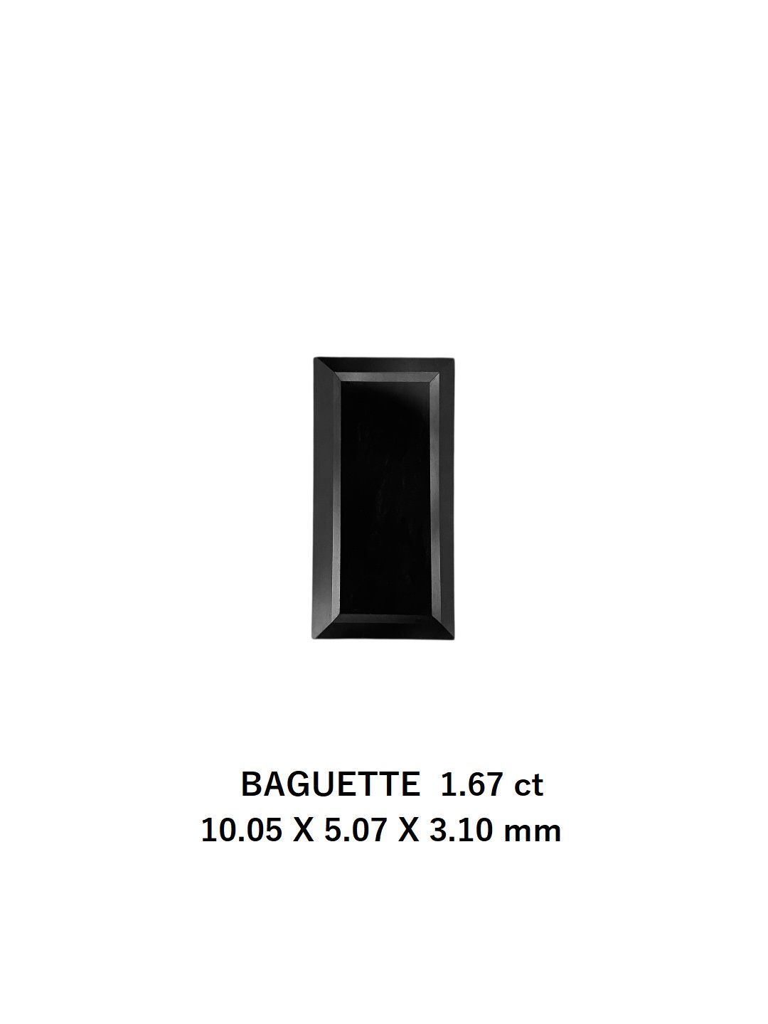 1.67 ct Baguette Diamond