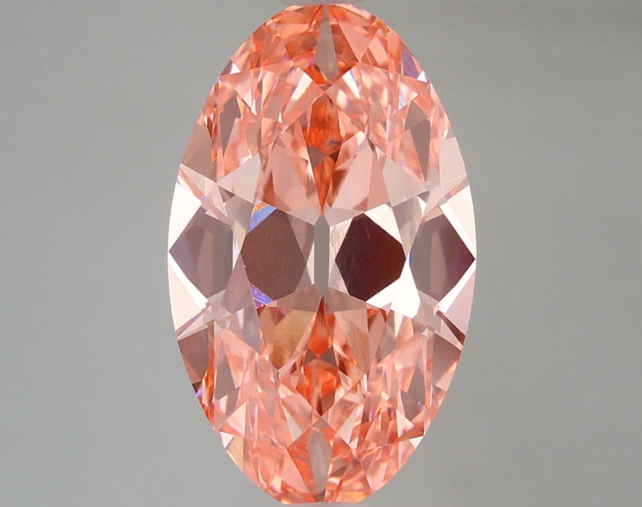 5.55 ct. oval Lab Grown Diamond front image
