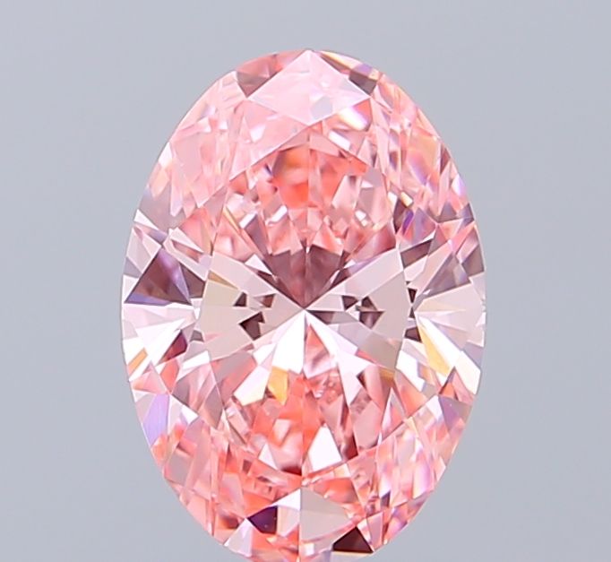 1.92 CT Fancy Vivid Pink OVAL