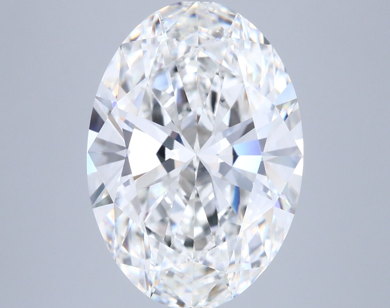 6.09 ct. oval Lab Grown Diamond front image